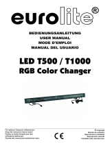 EuroLite LED T500 Benutzerhandbuch