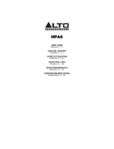 Alto HPA6 Benutzerhandbuch