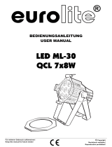 EuroLite LED ML-30 QCL 7x8W Benutzerhandbuch