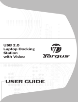 Targus USB 2.0 LATPOP DOCKING STATION Bedienungsanleitung
