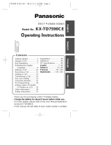 Panasonic KXTD7590CE Benutzerhandbuch