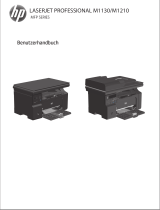 HP LaserJet Pro M1212nf Multifunction Printer series Benutzerhandbuch