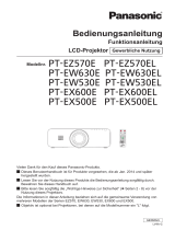 Panasonic PTEX600 Bedienungsanleitung