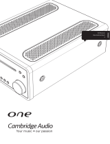 Cambridge Audio One (CDRX30) Benutzerhandbuch