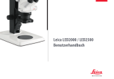 Leica Microsystems LED2500 Benutzerhandbuch