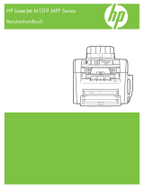 HP LaserJet M1319 Multifunction Printer series Benutzerhandbuch
