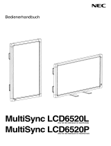NEC MultiSync® LCD6520P Bedienungsanleitung