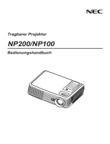 NEC NP200 Bedienungsanleitung