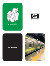 HP LASERJET 3015 ALL-IN-ONE PRINTER Benutzerhandbuch