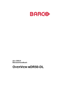 Barco OverView mDR50-DL Benutzerhandbuch