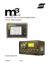 ESAB m3® plasma Vision 50P CNC and Interface Box m3 G2 Plasma System Benutzerhandbuch