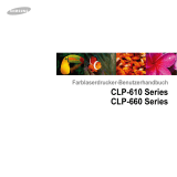 HP Samsung CLP-660 Color Laser Printer series Benutzerhandbuch