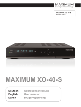 Maximum XO-40-S Benutzerhandbuch