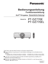 Panasonic PT-DZ770E Bedienungsanleitung