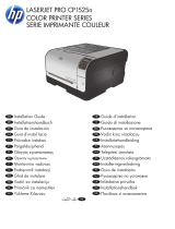 HP LaserJet Pro CP1525 Color Printer series Installationsanleitung