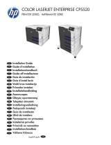 HP Color LaserJet Enterprise CP5525 Printer series Installationsanleitung