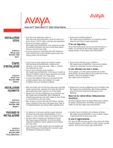 Avaya one-X Quick Edition G11 Global Analog Gateway Schnellstartanleitung