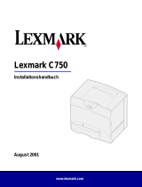 Lexmark C750 Bedienungsanleitung