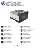 HP LaserJet Pro CP1525 Color Printer series Bedienungsanleitung