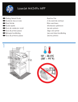 HP LaserJet M4349 Multifunction Printer series Benutzerhandbuch