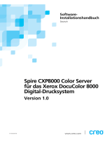 Xerox DocuColor 7000/8000 Installationsanleitung