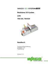 WAGO LonWorks fieldbus coupler / LONWORKS programmable fieldbus controller Benutzerhandbuch