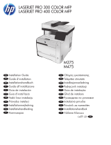 HP LaserJet Pro 400 color MFP M475 Installationsanleitung