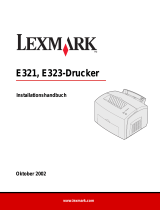 Lexmark E321 Bedienungsanleitung