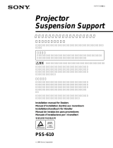 Sony PSS-610 Benutzerhandbuch