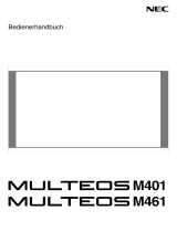NEC Multeos M401 Bedienungsanleitung