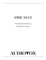 Audiovox VME 9415 Installationsanleitung