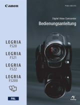 Canon LEGRIA FS20 Bedienungsanleitung