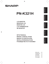Sharp PN-K321H Bedienungsanleitung