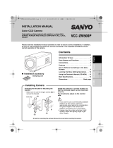 Sanyo VCC-ZM500P Installationsanleitung