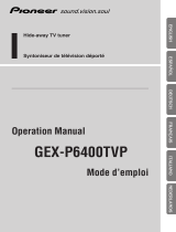 Pioneer GEX-P6400TVP Benutzerhandbuch