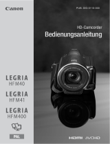 Canon LEGRIA HF M400 Benutzerhandbuch