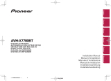 Pioneer AVH-X7700BT Bedienungsanleitung