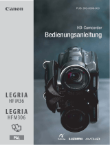 Canon LEGRIA HF M306 Bedienungsanleitung