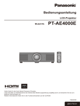 Panasonic PTAE4000 Bedienungsanleitung