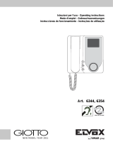 Elvox Giotto 6354 Operating Instructions Manual