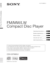 Sony cdx gt930ui Bedienungsanleitung