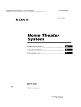Sony HT-K250 Bedienungsanleitung
