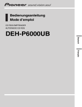 Pioneer DEH-P6000UB Benutzerhandbuch