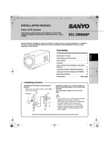 Sanyo VCC-ZMN600P Installationsanleitung