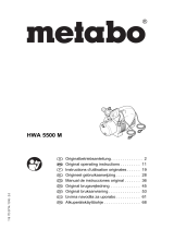 Metabo HWA 5500 M Bedienungsanleitung