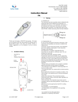 sauter FA 10 10 N Benutzerhandbuch