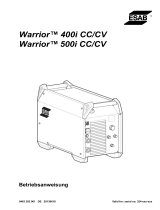 ESAB Warrior™ 400i cc/cv Benutzerhandbuch