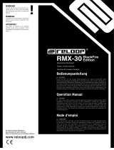 Reloop RMX-30 BlackFire Edition Bedienungsanleitung