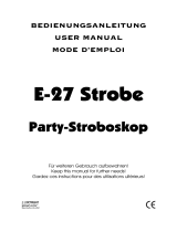 EuroLite E-27 Strobe Benutzerhandbuch
