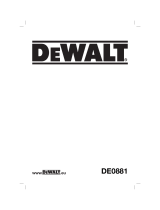DeWalt DE0881 Benutzerhandbuch